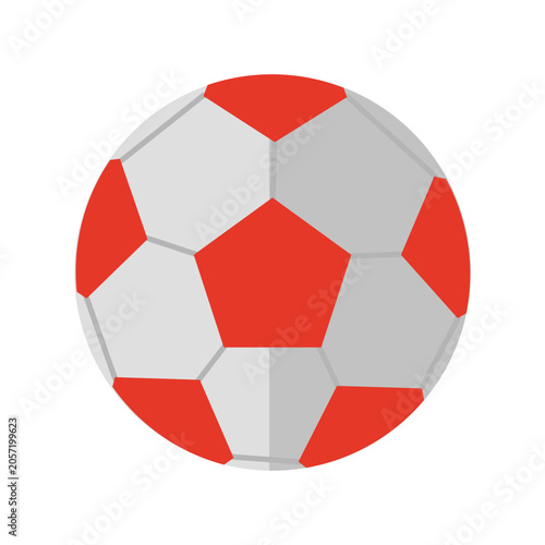 red soccer ball icon