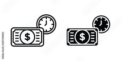 Foto Annuity icon. Symbols for Graphic Designs