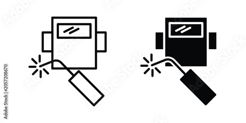 Foto Welding icon. Symbols for Graphic Designs