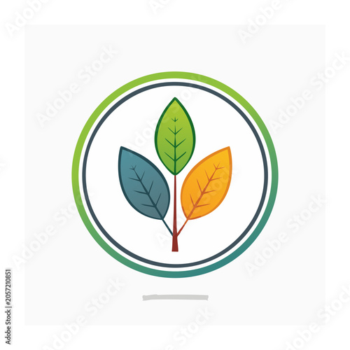 Flat design tree icon isolated on transparent background