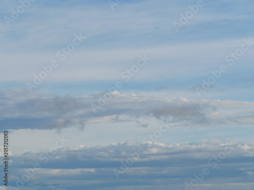 Cumulus cloud on beautiful blue sky in day light , Fluffy clouds formations at tropical zone