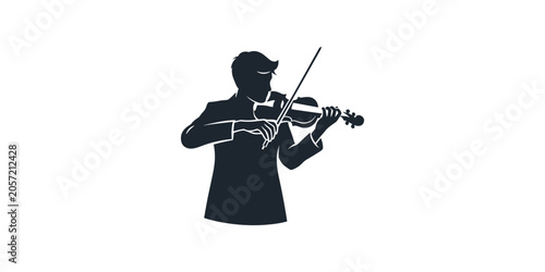 Photos Silhouette of a Person Playing the Violin