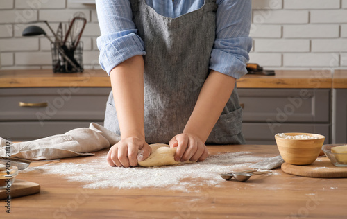 Woman preparing traditional...