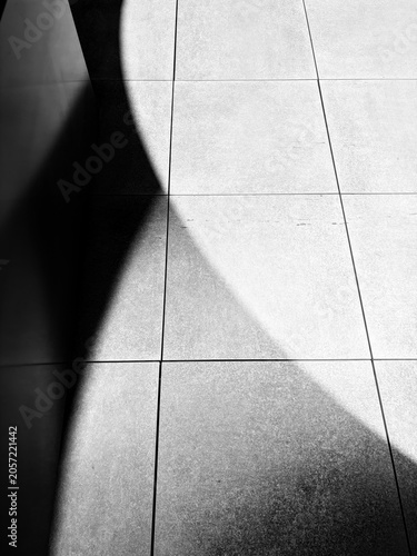 black and white