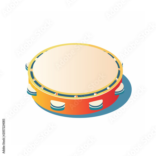 Curved decorative ribbon vector