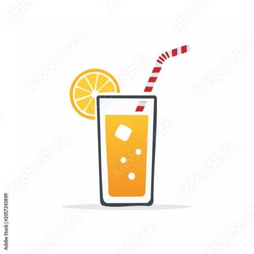 Flat design smartphone with sun and clock icon