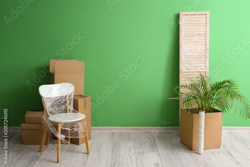 Wrapped chair and folding s...