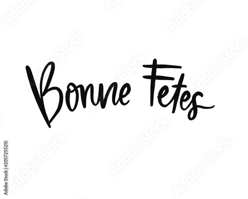 Boas Festas Portuguese Happy Holidays Lettering