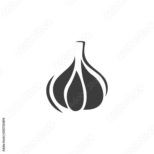 onion garlic logo icon symbol design vector illustration