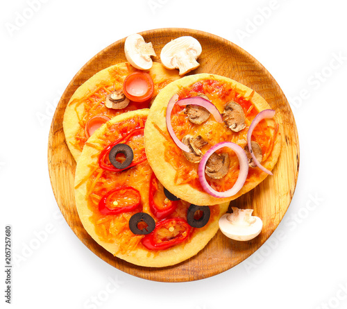 Plate with different tasty ...