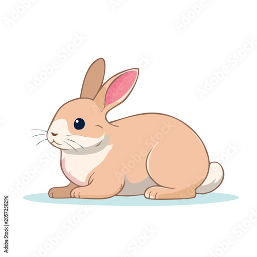 Cute cartoon pig illustration