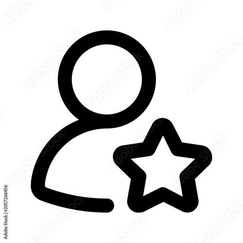 influencer line icon