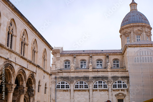 Photos Dubrovnik old town, the catholic church and the cross, the bell tower, the clock