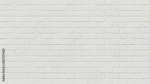 White Brick Wall Pattern: A clean and classic pattern of white subway tiles forming a brick wall, offering a neutral and versatile backdrop for various design applications.