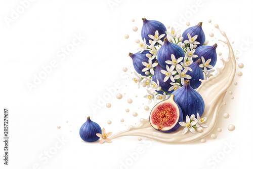Blue Fig And Orange Blossom Cream Splash