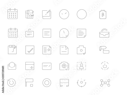 business icons set