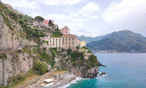 Bild auf Leinwand Atrani - Amalfi coast - Lido di Ravello beach