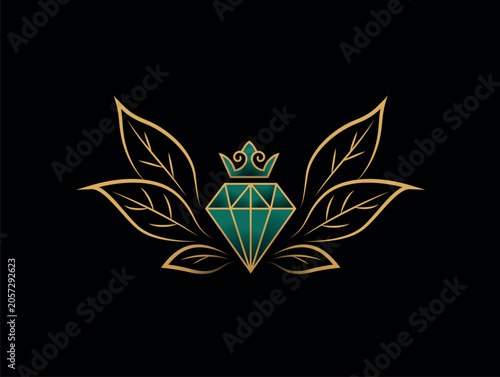 Ornate decorative circular mandala pattern with golden petals and teal accents circular geometric symmetry decorative spiritual meditation oriental traditional illustration abstract