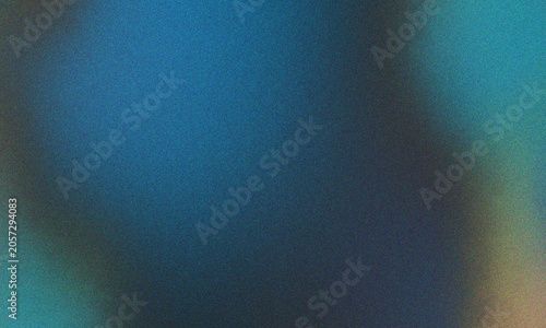 Abstract dark blue and teal gradient grainy texture