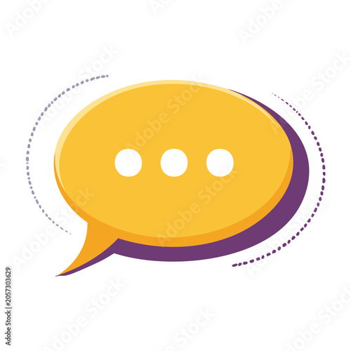 Yellow smiley face emoticon flat design