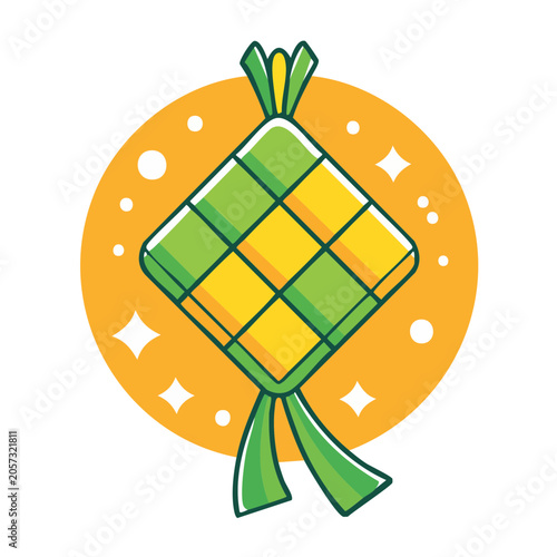 Flat design soccer ball icon vector