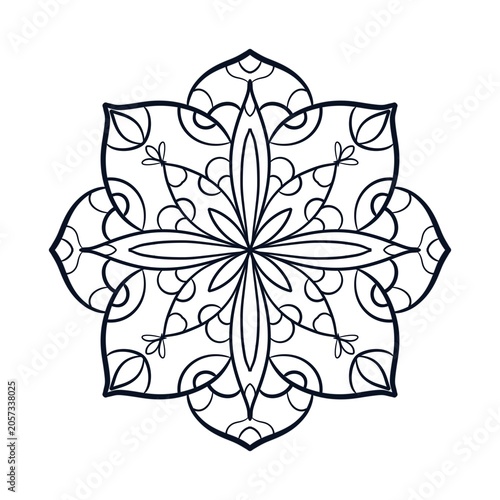 Hand painted mandala 