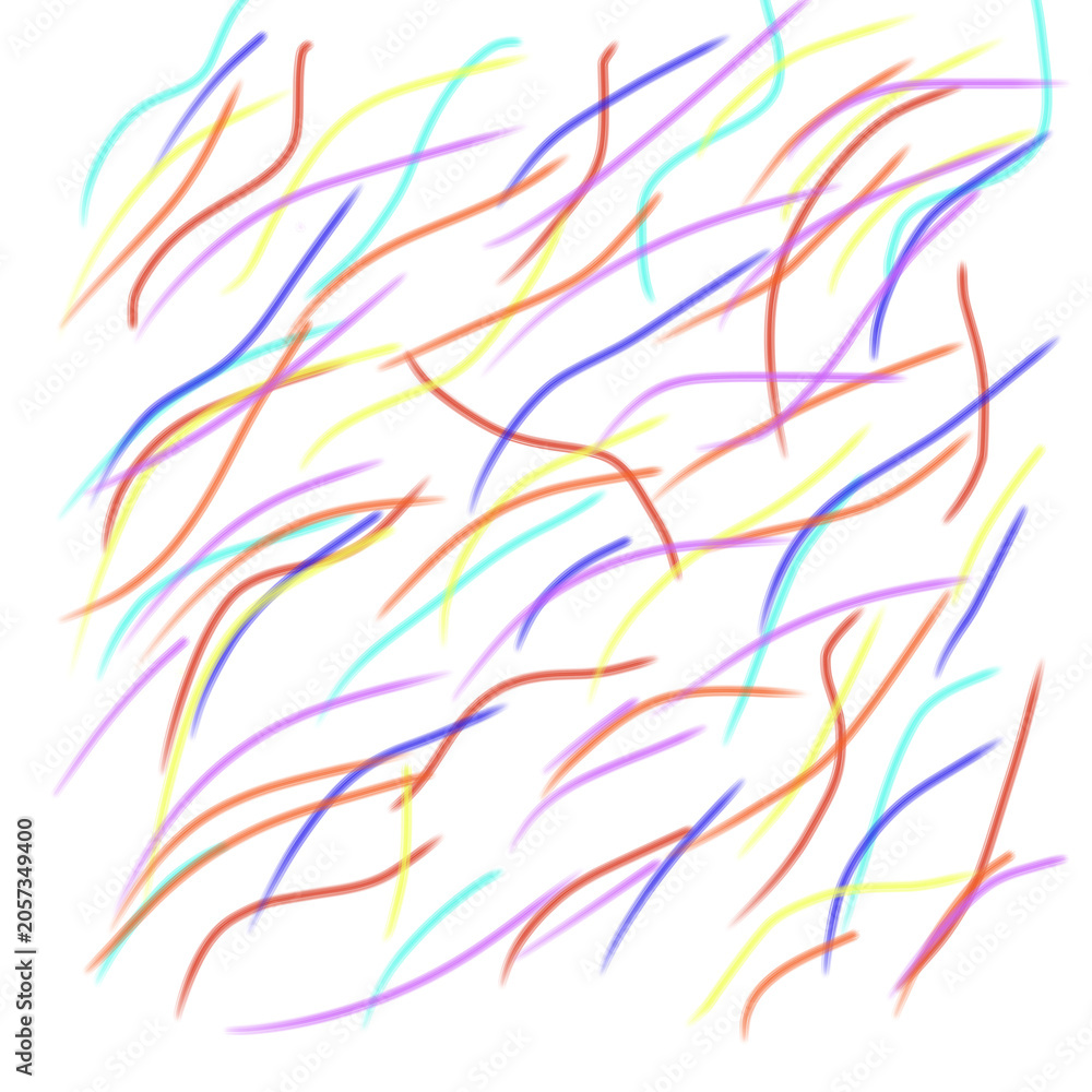Fototapeta premium Hand Drawn Dynamic Swirls
