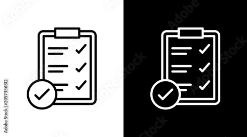 Assessment Icon Sheet Black And White
