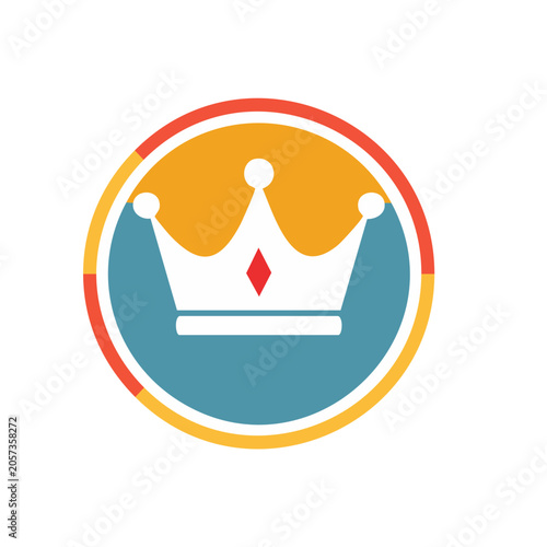 Flat design heart with blood drop icon