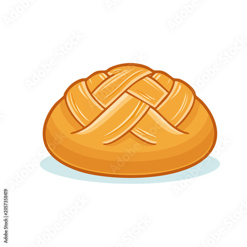 Golden 3D coin isolated render