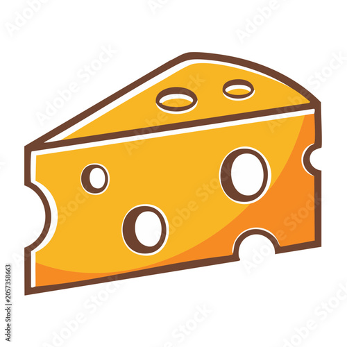 Flat design cartoon robot face icon