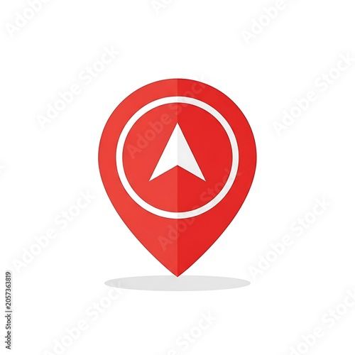 Red no entry traffic sign symbol isolated.