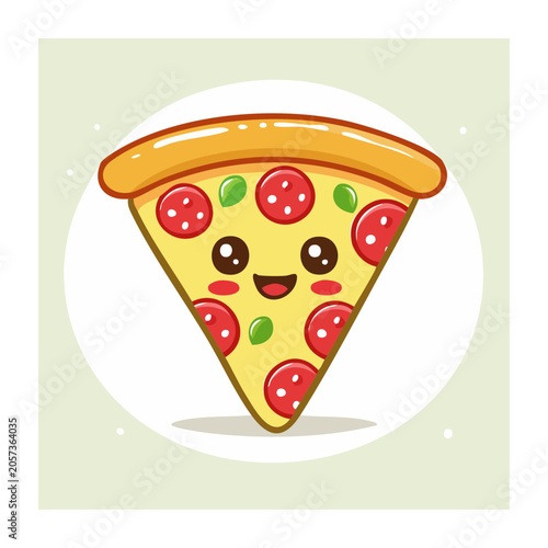 Strawberry flat design icon