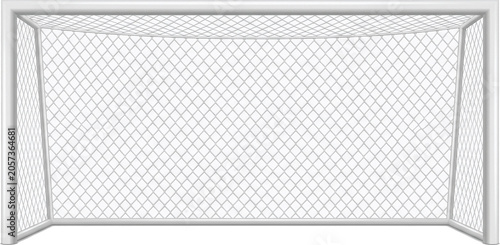 Football Goal and Net Illustration