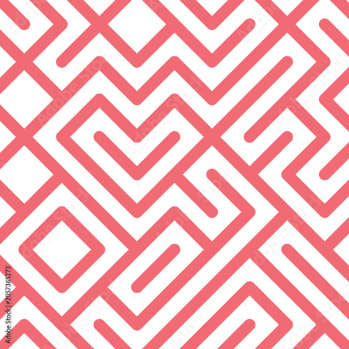 Seamless pattern with twisted lines.