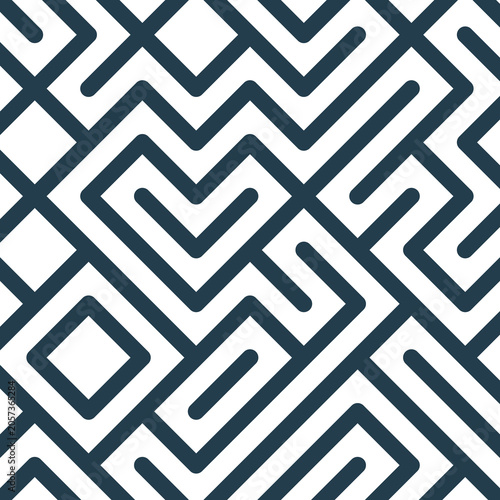 Seamless pattern with twisted lines.