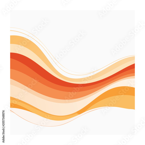 Flat design striped ribbon pattern
