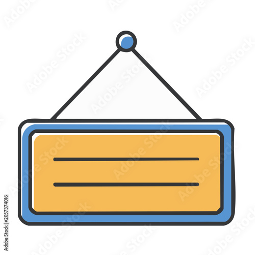 Flat design notebook with clipboard