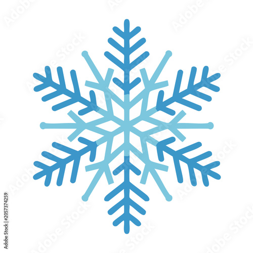 Minimalist blue floral pattern vector