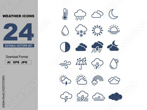 Education and Online Meeting Icons Set - Line and Glyph Presentation Training Vector Collection [Converted].ai
