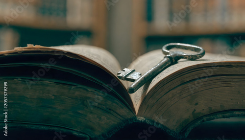Hidden Antique Key Inside Old Book Mystery Discovery
