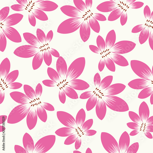 Принти на полотні extile design bright background solid abstract three-tone small rose and tiny fl