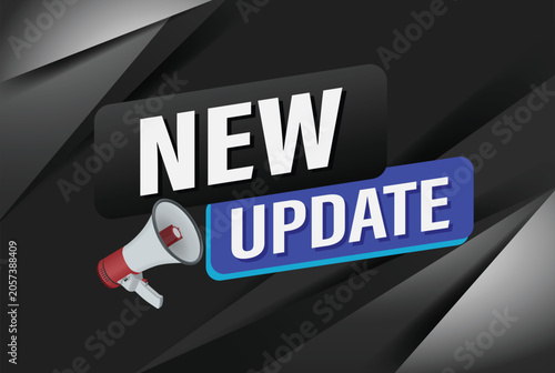 new update poster banner graphic design icon logo sign symbol social media website coupon

