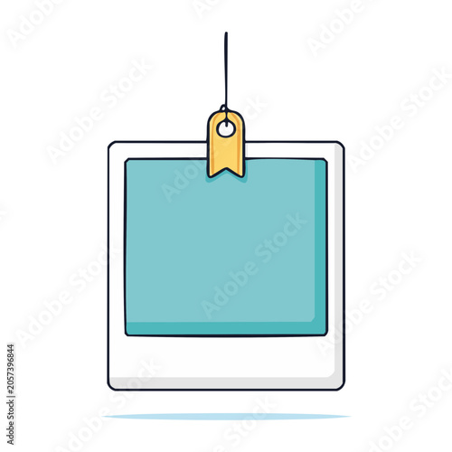Flat design vector of a tablet device
