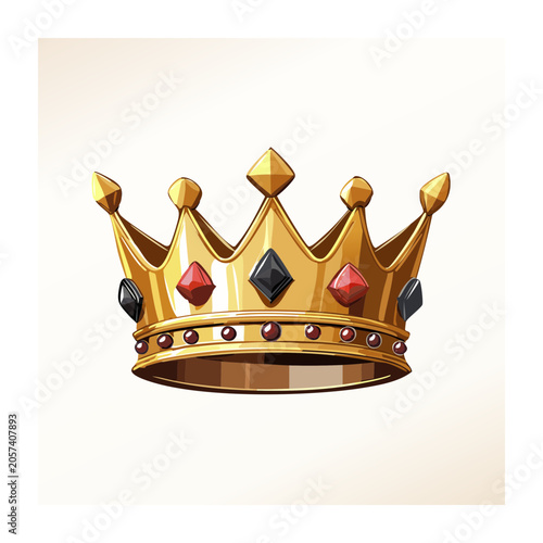 Gold sailing ship ornament vector