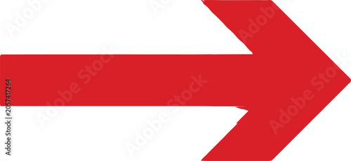 Simple bold red arrow pointing to the right