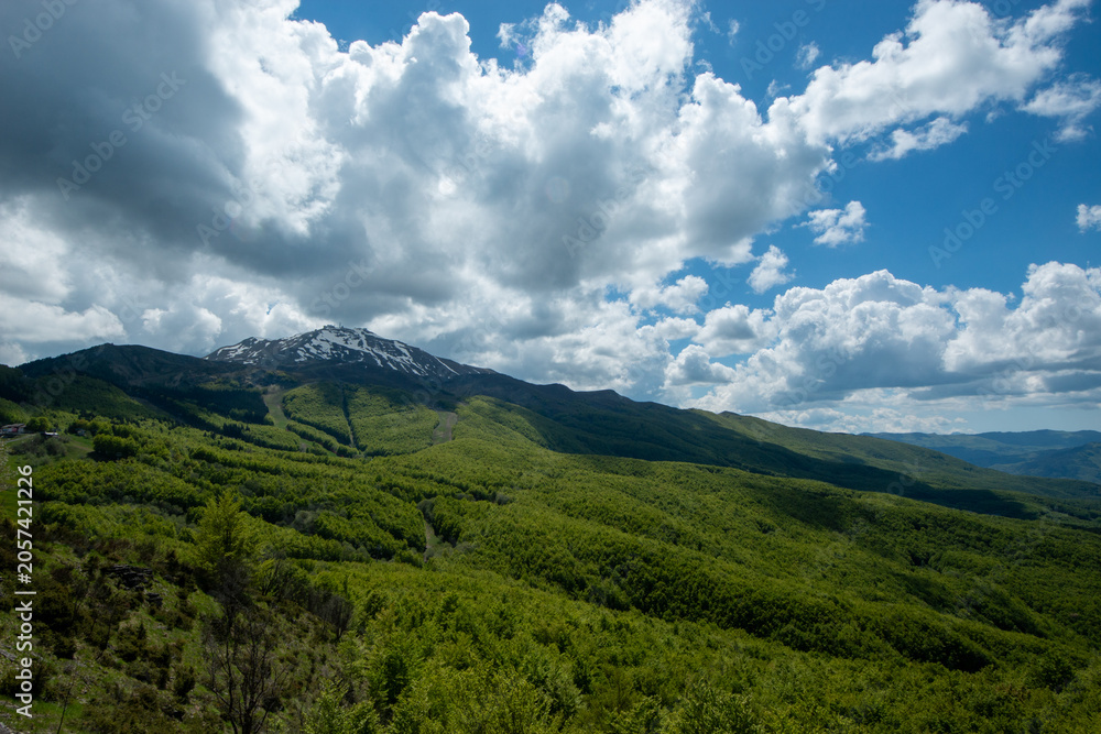 Obraz premium frignano regional natural Park Modena Apennines Monte Cimone and nature reserve