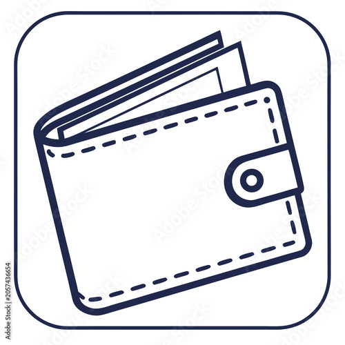 Wallet Icon Vector Illustration