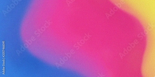 three-color gradient background of blue, pink and yellow
