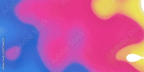 three-color gradient background of blue, pink and yellow